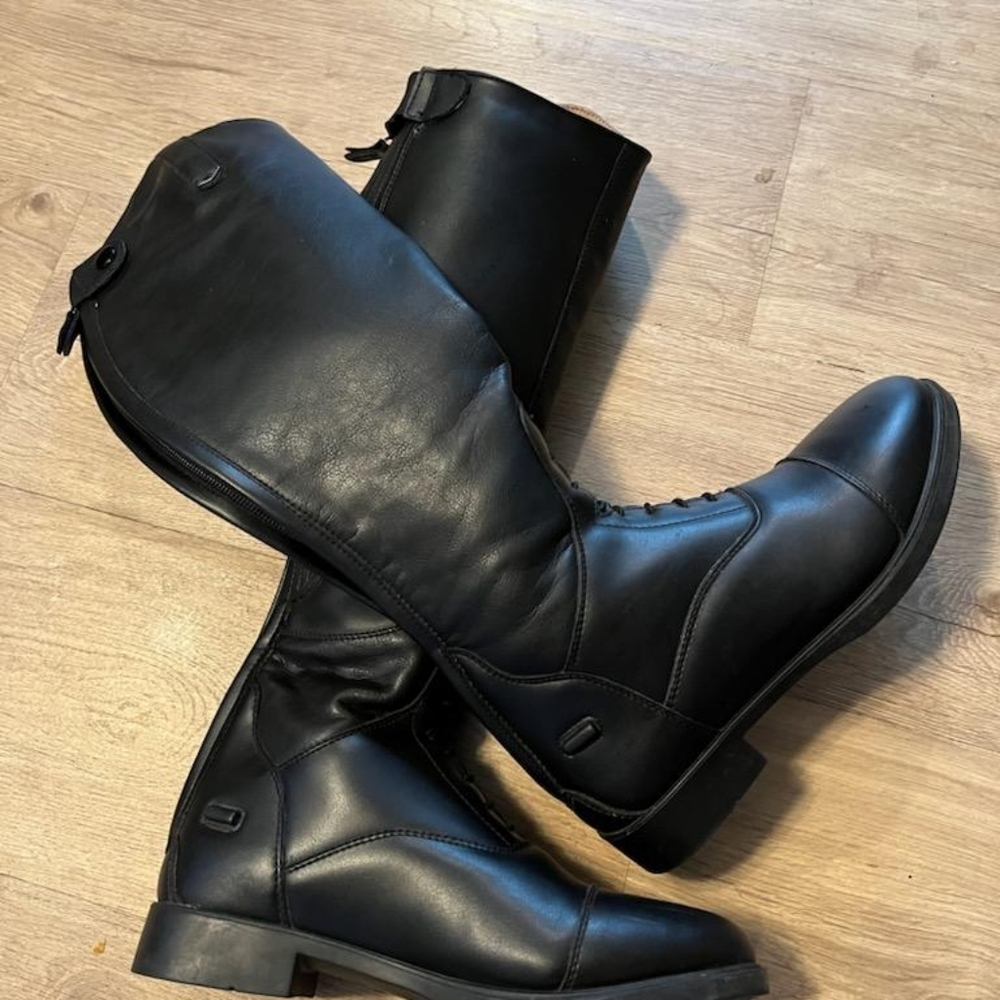 Horze Rover Womens Tall Field Boots - Black39 EU regular - Picture 5 of 5